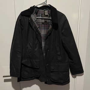 Black Waxed Barbour Jacket